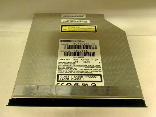 DVD ROM DW-224E-85 IDE with Bezel Toshiba Satellite 1130