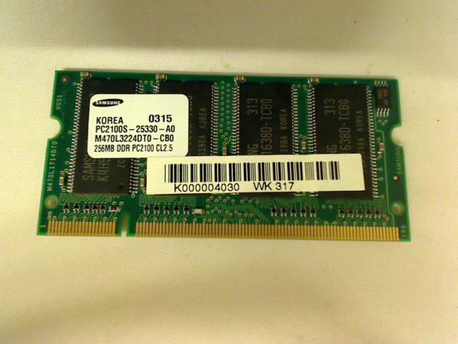 256MB DDR PC2100S Samsung SODIMM Ram Memory Compaq nc6120 HSTNN-105C