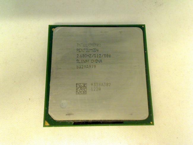 2.6GHz/512/800 Intel Pentium Sockel 478 SL6WH CPU Prozessor