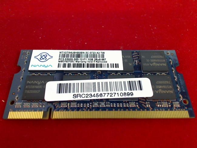 1GB DDR2 PC2-5300S NANYA SDRAM Memory Fujitsu Amilo Pi2530