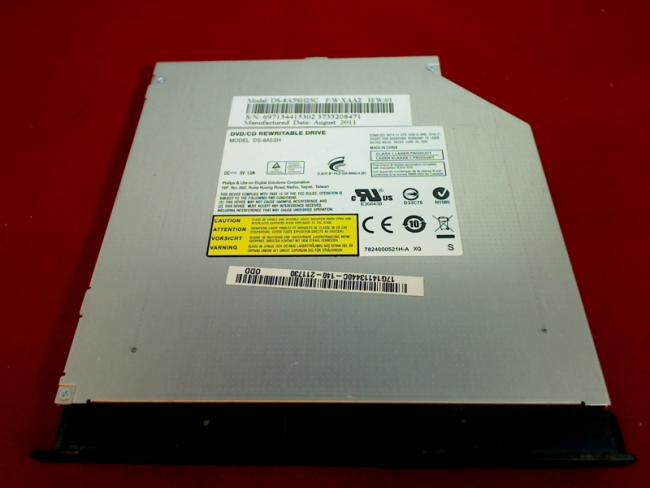 DVD Burner SATA DS-8A5SH with Bezel & Fixing Asus X73B