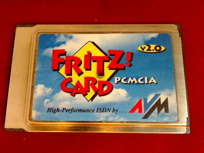 PCMCIA Fritz Card V2.0 ISDN Card Card from Acer Aspire 1800 CQ60