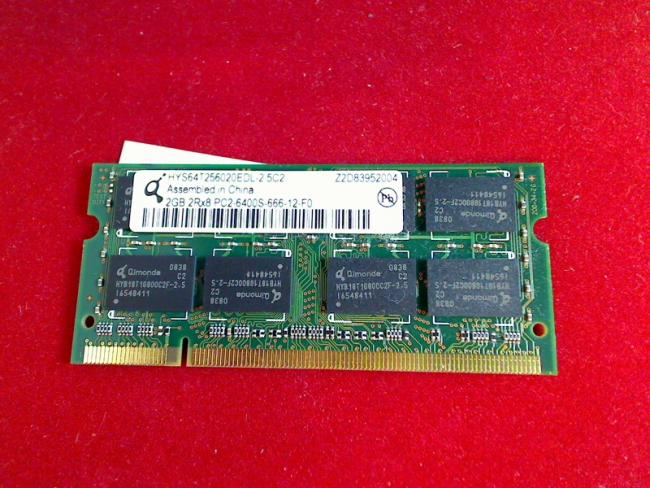 2GB DDR2 PC2-6400S SODIMM 484268-001 Ram Memory HP dv5 - 1140eg