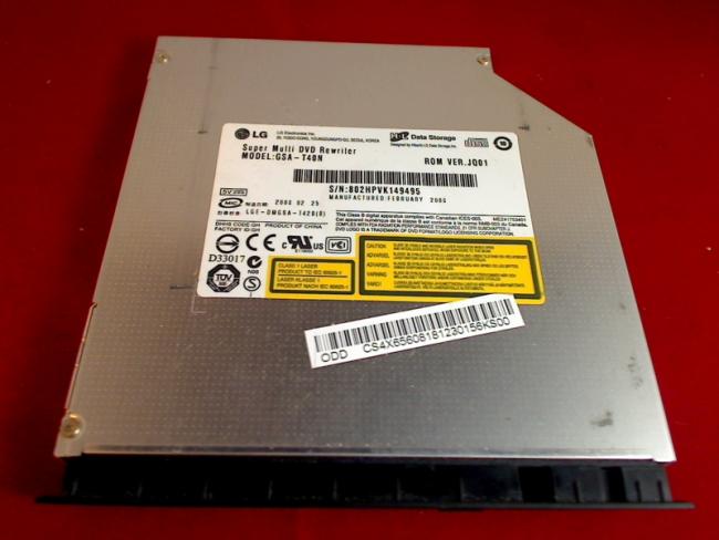 DVD Burner IDE GSA-T40N with Bezel & Fixing Medion MD96545 WIM 2140