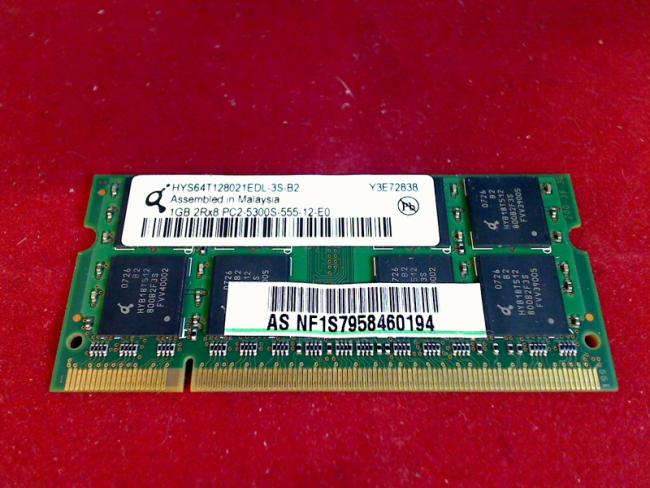 1 GB DDR2 PC2-5300 SODIMM Ram Memory HP DV7 DV7-1205eg