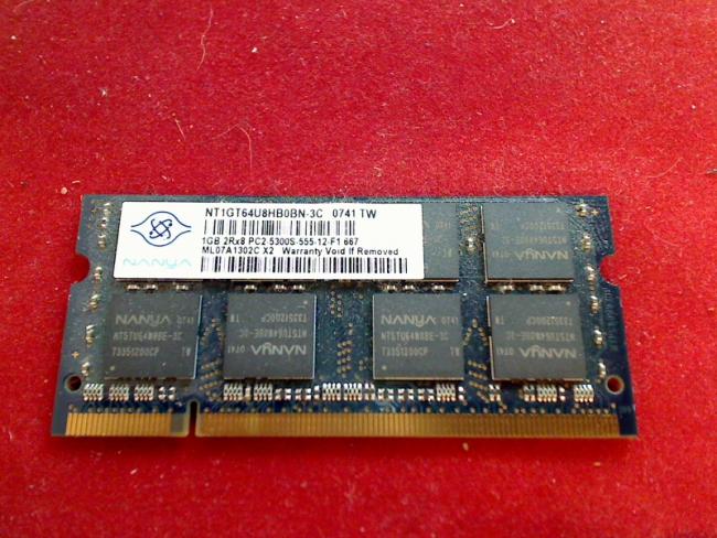 1GB DDR2 PC2-5300S NANYA SODIMM Ram Memory Asus PRO50