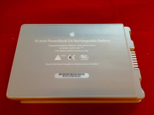 Akku 10.8V A1078 Apple PowerBook G4 A1106 15\"