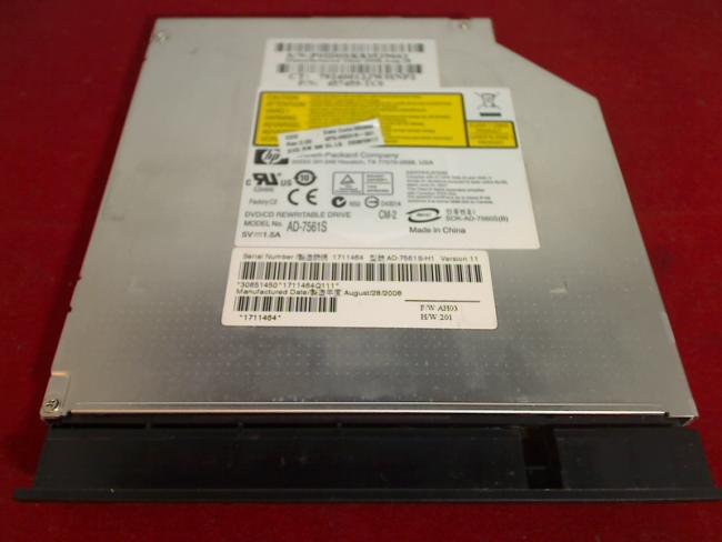 DVD Burner SATA AD-7561S with Bezel & Fixing HP Compaq 6830s