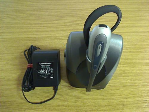 Original Headset incl. Station und Ohrbügel Plantronics CS60