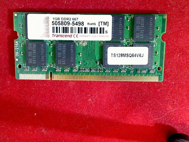 1GB DDR2 667 Transcend SODIMM Ram Memory MSI EX600 MS16362