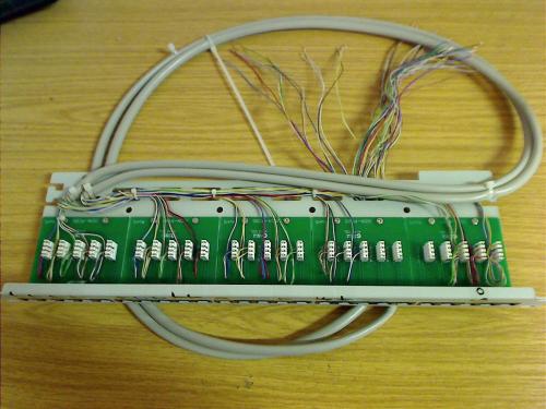ISDN Panel 25 Port incl. Cable from DeTeWe OpenCom 130 / 100 Aastra T-Comfort 93