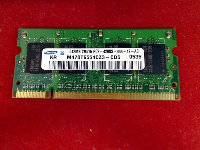 512MB DDR2 PC2-4200S Samsung SODIMM Ram Memory Fujitsu Amilo M3438G
