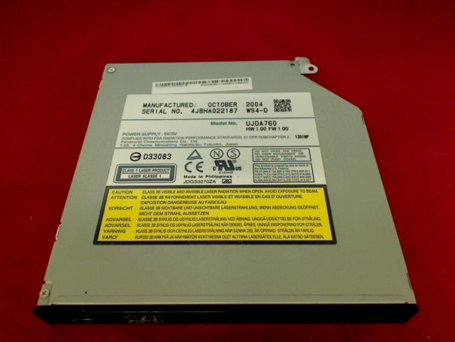 DVD UJDA760 IDE with Bezel & Fixing Acer 1360 1362LC