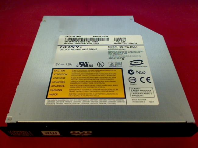 DVD Burner IDE Sony DW-D56A-DS with Bezel & Fixing Dell 9300 PP14L