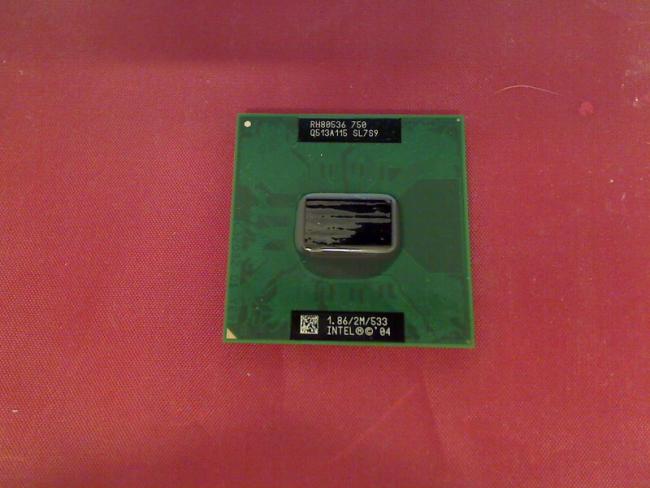 1.86 GHz Intel Pentium M 750 SL7S9 CPU Prozessor Dell 9300 PP14L