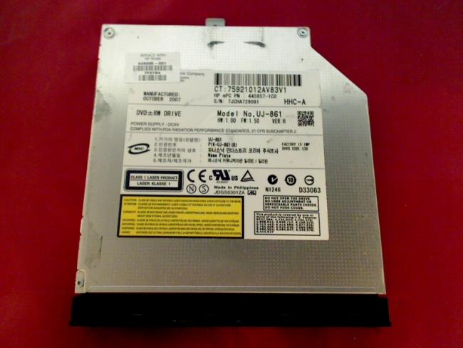 DVD Burner UJ-861 448005-001 with Bezel & Fixing HP dv9500 dv9653eo