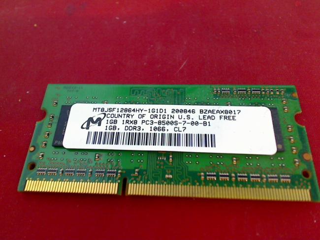 1GB DDR3 PC3-8500S SODIMM Ram Memory Lenovo T500 2055-7LG