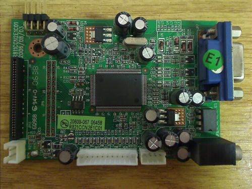 AV VGA Elektroboard circuit board from Sonic IIMJ9