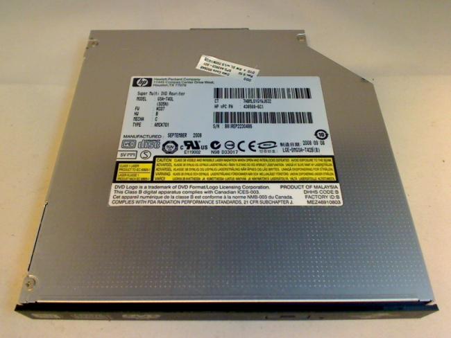 DVD Burner IDE GSA-T40L with Bezel & Fixing HP Compaq 8510P (1)