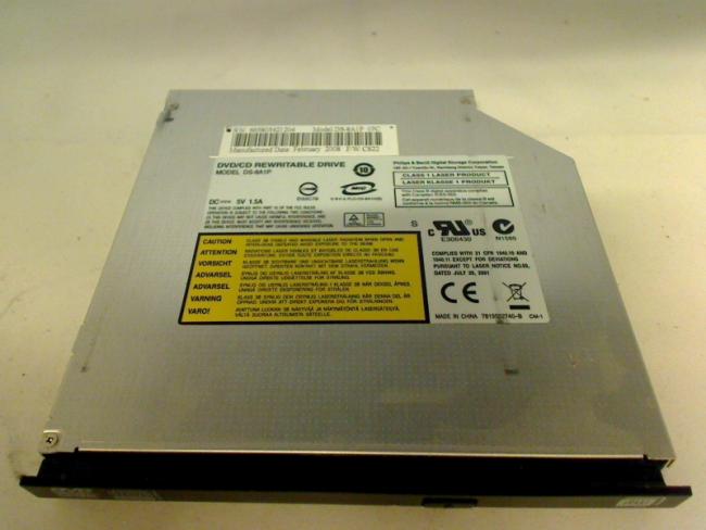 DVD Burner DS-8A1P with Bezel & Fixing Samsung R40 NP-R40 plus