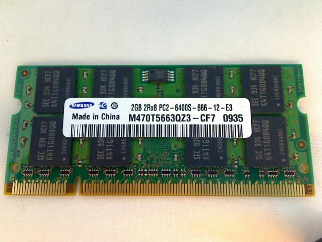 2GB DDR2 PC2-6400S SODIMM Samsung Ram Memory HP EliteBook 2530p