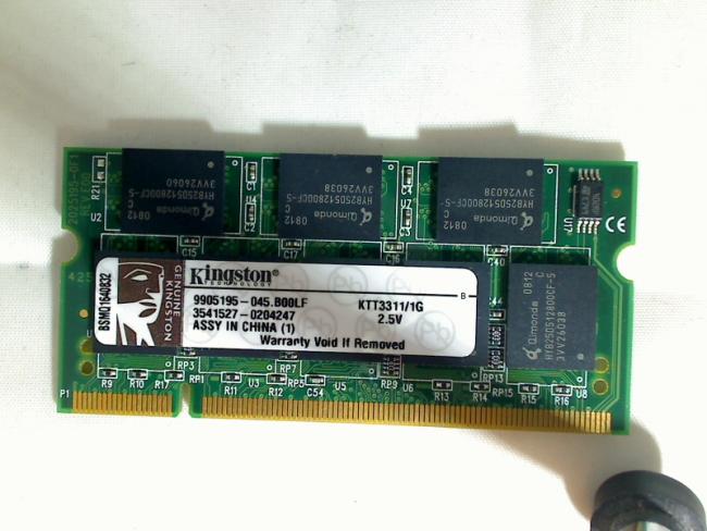 1GB DDR Kingston KTT3311/1G SODIMM Ram Gericom Overdose Radeon 2040 XL
