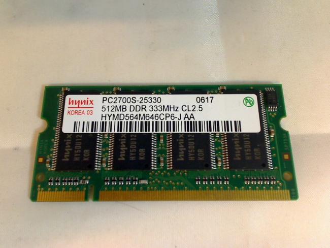 512MB DDR PC2700S Hynix SODIMM Ram Memory Fujitsu M7405
