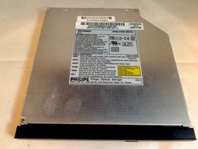 DVD Burner SDVD8431 IDE with Bezel & Fixing Fujitsu M7405