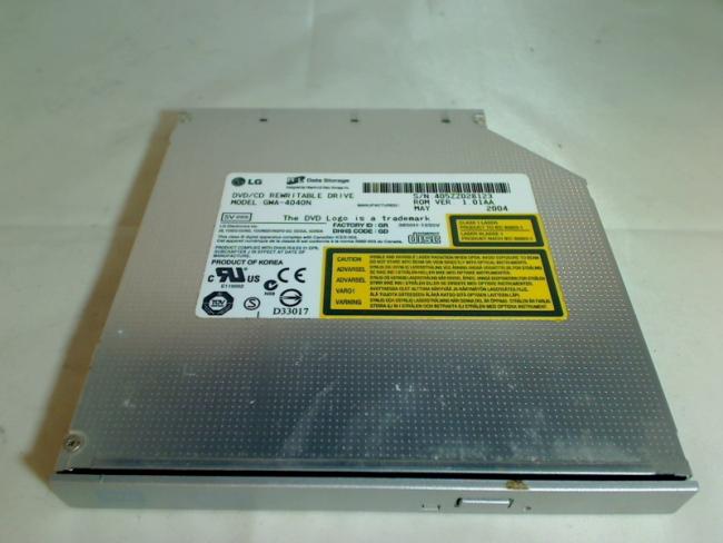 DVD Burner IDE GWA-4040N with Bezel & Fixing Medion SIM2000 MD 95022