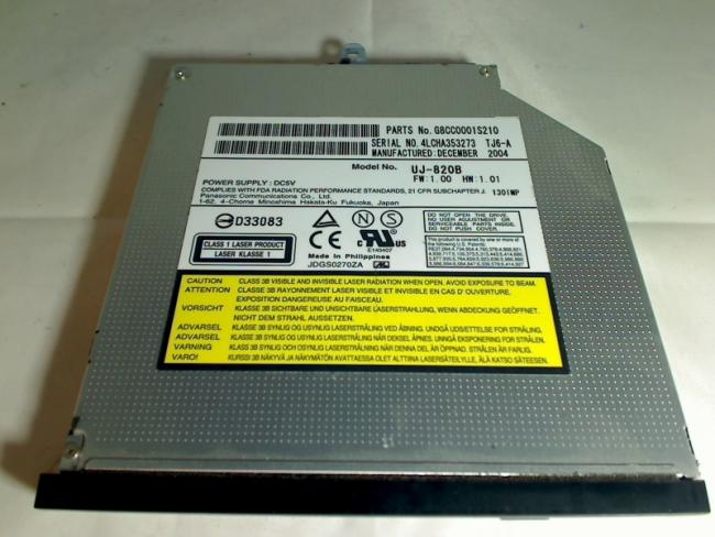 DVD Burner UJ-820B IDE with Bezel & Fixing Toshiba SA50-532