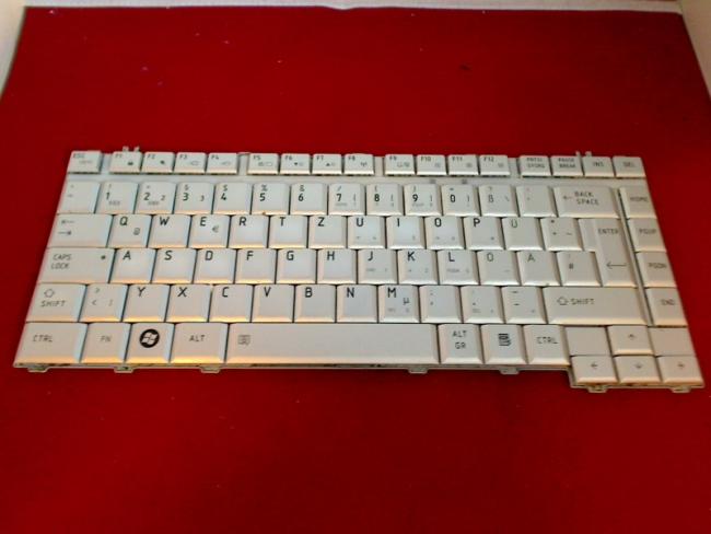 Original Keyboard German GR Toshiba Satellite A210-109