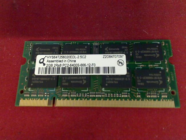 2GB DDR2 PC2-6400S 500577-001 SODIMM RAM Memory HP Compaq 6530b