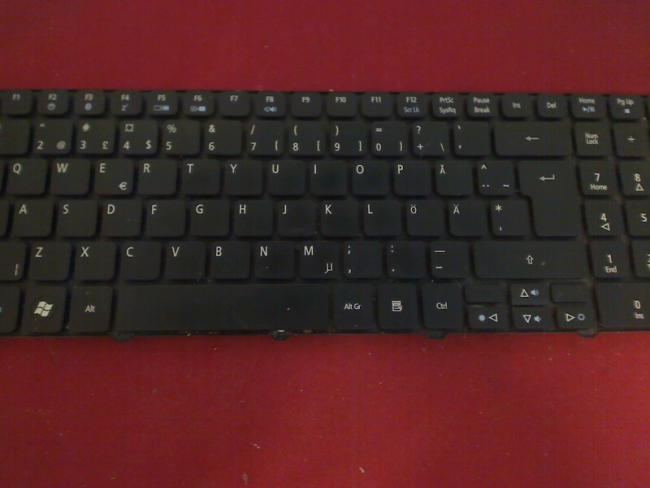 Original Keyboard MP-09B26S0-442 Sweden Acer Aspire 7535