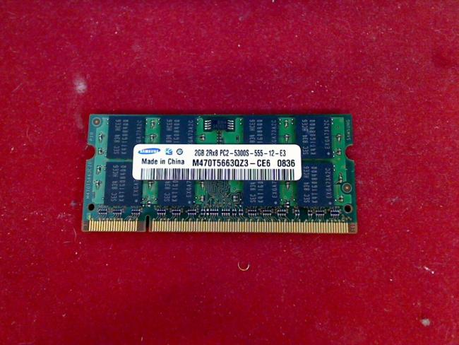 2GB DDR2 PC2-5300S Samsung SODIMM Ram Memory TOSHIBA A200-1QZ