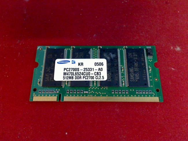 512MB DDR PC2700 Samsung SODIMM Ram Memory Fujitsu Amilo A7640