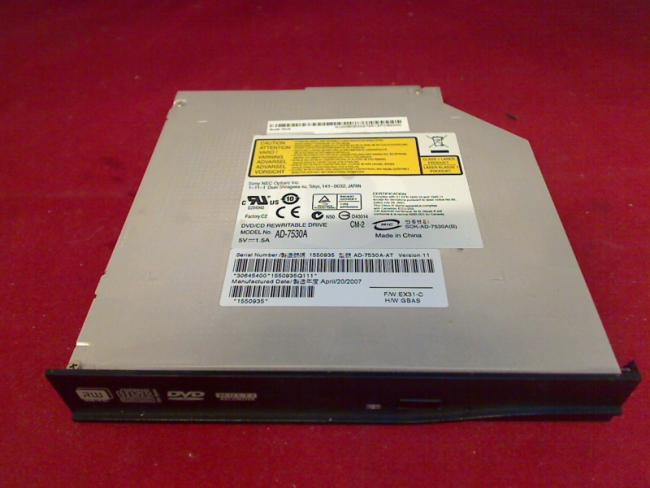 DVD Burner IDE AD-7530A with Bezel & Fixing Acer Aspire 9300