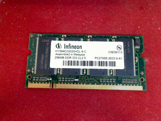 256MB DDR PC2700S Infineon SODIMM Ram Memory Sony Vaio PCG-791M