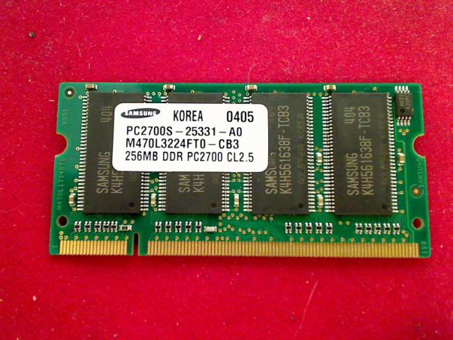 256MD DDR PC2700 Samsung SODIMM Ram Memory Toshiba SA40-141