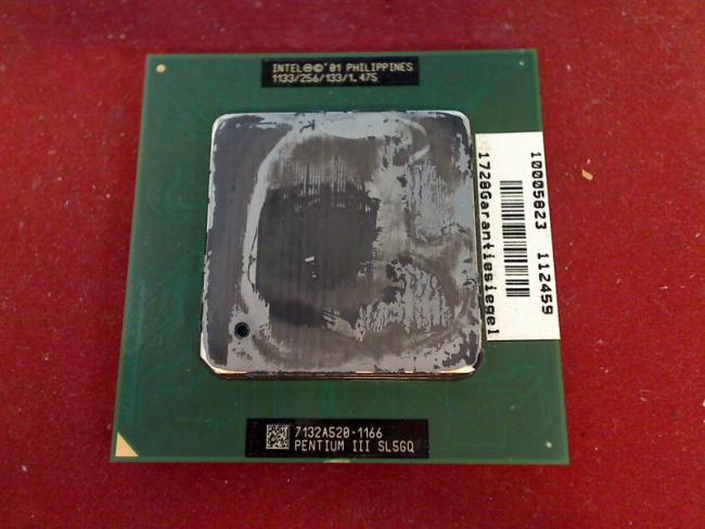 1.133 GHz Intel Pentium III SL5GQ CPU Prozessor Clevo 2700T
