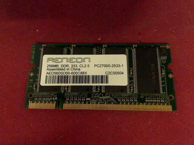 256MB DDR 333 AENEON Ram Memory Acer 3000 3003WLMi
