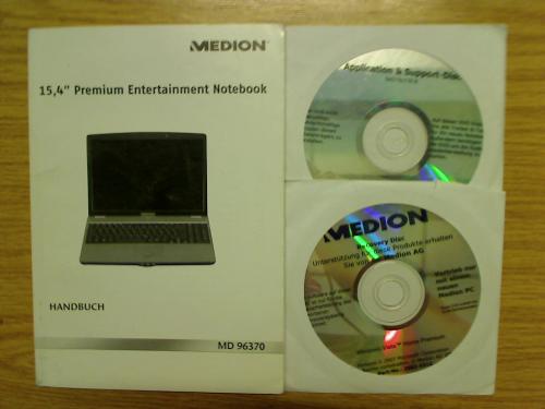 Recovery DVDs & Handbuch for Medion MD96370