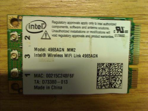 Wlan Card WiFi Intel 4965AGN MM2