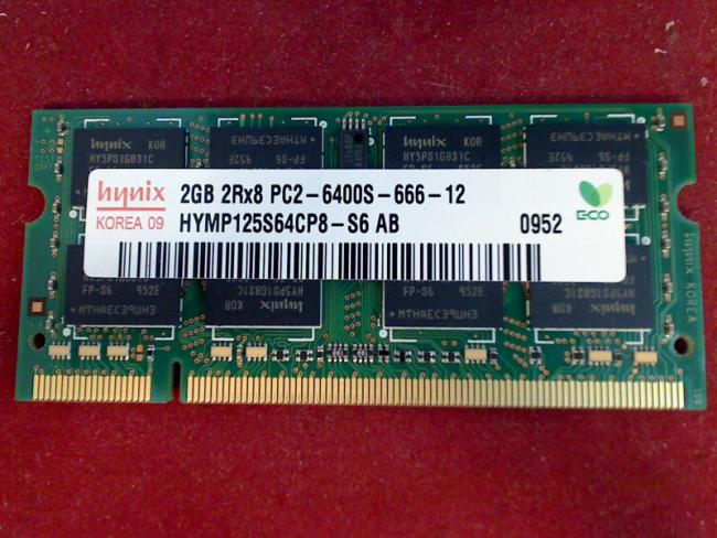 2GB DDR2 PC2-6400S Hynix SODIMM Ram Memory Asus K70A