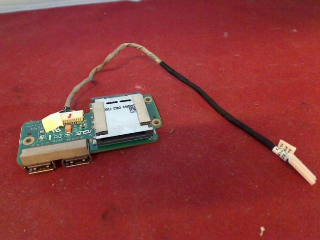 USB 2-Fach Card Reader Kartenleser Board & Cables Asus K70A