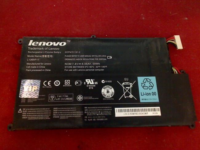 Original Akku 7.4V 8.06Ah 59Wh L10M4P11 Lenovo IdeaPad U410