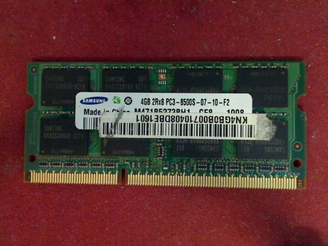 4GB DDR3 PC3-8500S Samsung SODIMM Ram Memory Packard Bell Easynote TX69HR-185GE