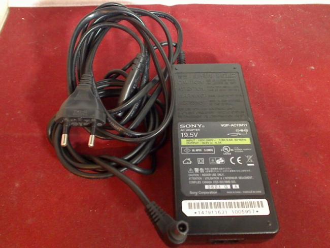Original Power power supply 19.5V 4.7A VGP-AC19V11 Sony PCG-81212M VPCF11M1E