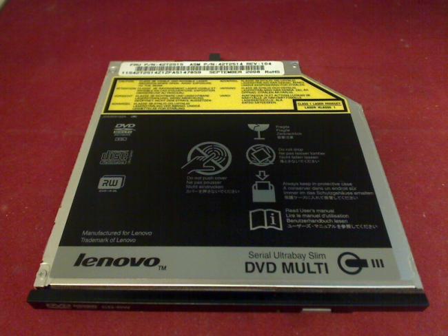 DVD Multi Burner UJ862A with Bezel & Fixing Lenovo T500 2089
