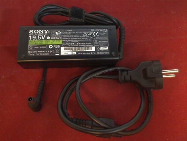 Original power supply 19.5V 4.7A 90W VGP-AC19V42 Sony PCG-5K2M VGN-CR31S