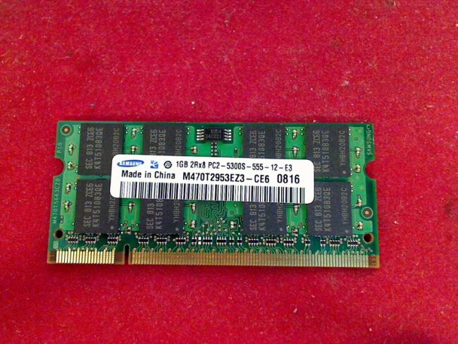 1GB DDR2 PC2-5300S Samsung SODIMM Ram Memory Toshiba A300D - 167